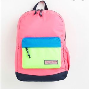 Vineyard Vines Color Block Neon Backpack